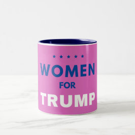 Frauen für Trump Zweifarbige Tasse