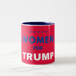 Frauen für Trump Zweifarbige Tasse