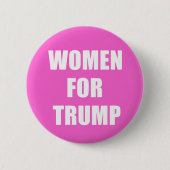 Frauen für Trumpf Button (Vorderseite)