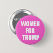 Frauen für Trumpf Button (Vorne & Hinten)