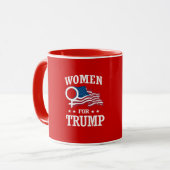 FRAUEN FÜR TRUMPF TASSE (Vorderseite Links)