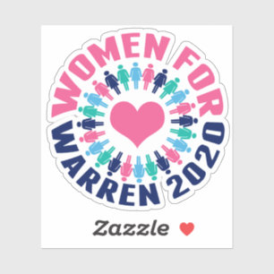 Frauen für Warren 2020 Aufkleber