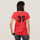 Frauen Fußball T-Shirt (Schwarz voll)