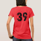 Frauen Fußball T-Shirt (Rückseite)