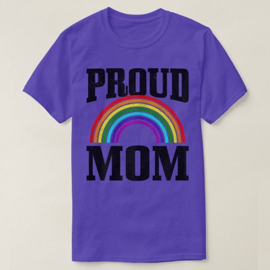 Frauen Gay Pride stolz Mama Mutter Eltern LGBTQ Ra T-Shirt (Design vorne)