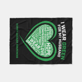 Frauen geben Geschenke Nierentransplantationskrank Fleecedecke (Vorderseite (Horizontal))