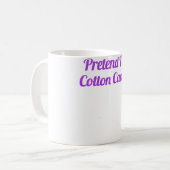 Frauen geben vor, im Cotton Candy zu sein, einfach Kaffeetasse (Vorderseite Links)