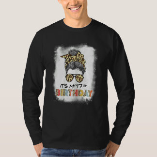 Frauen geblasen Es ist mein 47. Geburtstagsschlama T-Shirt