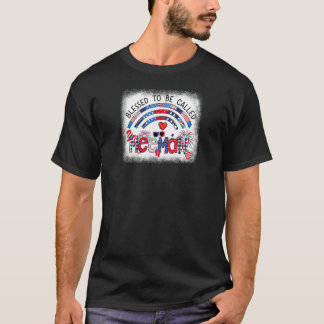 Frauen Gebleicht Gesegnet 'Meemaw' Genannt Zu Werd T-Shirt