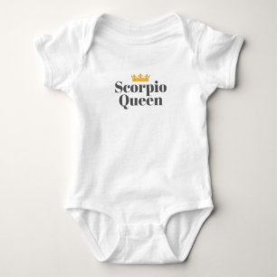Frauen Geboren im November Skorpio Königin Scorpio Baby Strampler