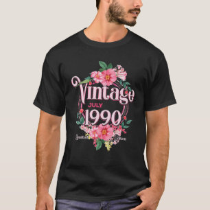 Frauen Geburtstagsgeschenk Geboren im Juli 1990 Bl T-Shirt