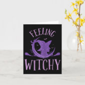 Frauen Gefühl Witchy Karte (Gelbe Blume)