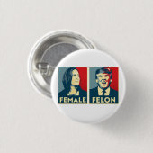 Frauen gegen Felon Button (Vorne & Hinten)
