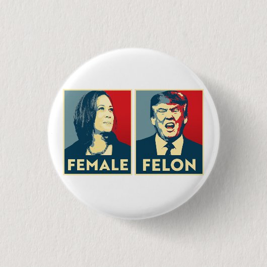 Frauen gegen Felon Button (Vorderseite)