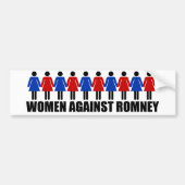 Frauen gegen Romney Autoaufkleber (Vorne)