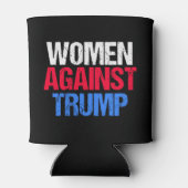 Frauen gegen Trump 2024 Wahl schwarz Dosenkühler (Rückseite)