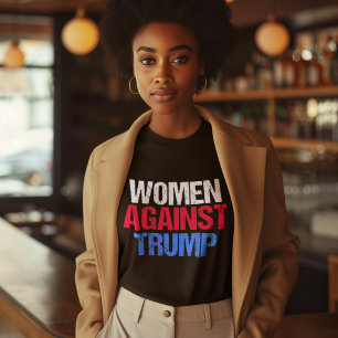 Frauen gegen Trump Black T-Shirt