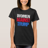 Frauen gegen Trump Black T-Shirt (Vorderseite)