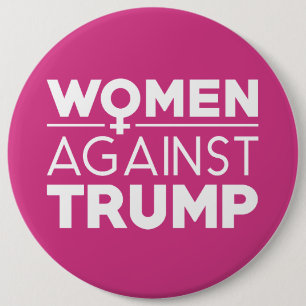 Frauen gegen Trump Button