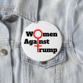Frauen gegen Trump Button (Beispiel)