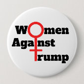 Frauen gegen Trump Button (Vorderseite)