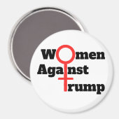 Frauen gegen Trump Magnet (Vorderseite/Rückseite)