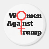 Frauen gegen Trump Magnet (Vorne)