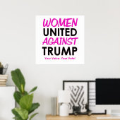 Frauen gegen Trump Poster (Heimbüro)