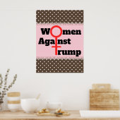 Frauen gegen Trump Poster (Küche)