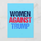 Frauen gegen Trump Postkarte (Vorderseite)