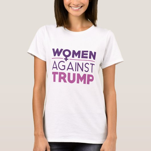 Frauen gegen Trump T-Shirt (Vorderseite)