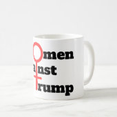 Frauen gegen Trump-Tasse Kaffeetasse (VorderseiteRechts)
