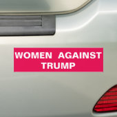 FRAUEN GEGEN TRUMPF AUTOAUFKLEBER (Auf Auto)