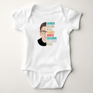 Frauen gehören an allen Orten, an denen Entscheid Baby Strampler