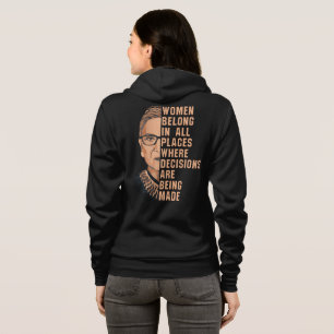 Frauen gehören an allen Orten, an denen Entscheidu Hoodie