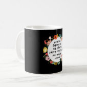 Frauen gehören an allen Orten Kaffeetasse (Vorderseite Links)