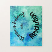 Frauen gehören… feministische puzzle (Vertikal)