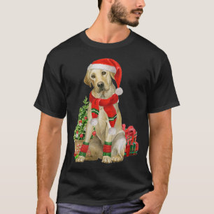 Frauen Gelbe Labrador Labrador Weihnachtsbaum Lieb T-Shirt
