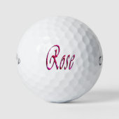 Frauen genannt Rose, Golfball (Vorderseite)