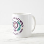 Frauen Geschichtsmonat Tasse (VorderseiteRechts)