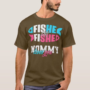 Frauen Geschlechtsspezifische Vorstellungen Fishe  T-Shirt