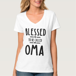 Frauen gesegnet, als Oma Oma Oma Oma Oma-Geschenk T-Shirt