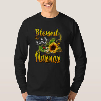 Frauen gesegnet, Mawmaw Sonnenblumenmothe genannt T-Shirt