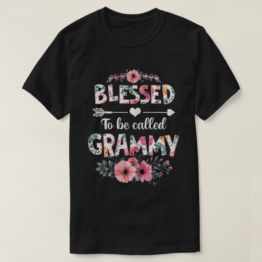 Frauen Gesegnet, um den Namen Grammy Funny Grammy T-Shirt (Design vorne)