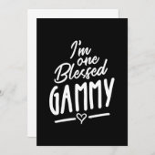 Frauen Gesegnetes Gammy-Oma-Geschenk Einladung (Vorne/Hinten)