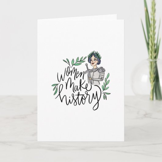 Frauen gestalten Geschichte Karte (Vorderseite)