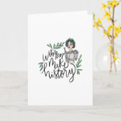 Frauen gestalten Geschichte Karte (Gelbe Blume)