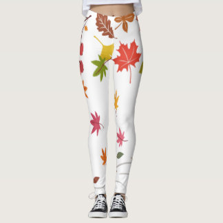 Frauen gestalten Naturdesign. Leggings