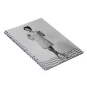 Frauen-Gestikulieren Notizblock (Rechte Seite)