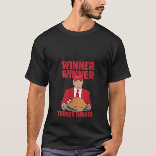 Frauen Gewinner Türkei Abendessen Trump gewinnt Fu T-Shirt (Vorderseite)